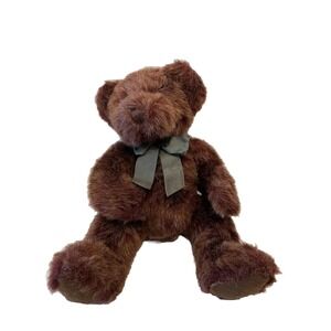 RUSS TINKER THE MAROON TEDDY BEAR 9" PLUS ANIMAL JOINTED‎ MOVABLE MOVEMENT